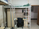 颐祥上床下桌组合床学生公寓床宿舍床员工铁架床上下铺双层床落地爬梯 单人套床(原木色 90*200cm) 实拍图