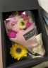 小妮秋生日毕业礼物送老师女生闺蜜公司员工活动小礼品玫瑰香皂花束实用 11朵花束（粉色） 实拍图