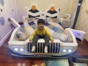 奥卡星（OCALSTAR）实木儿童床男孩创意小孩男童房汽车床卡通带护栏单人跑车皮床 单床 1.35*1.9米（豪华版） 晒单实拍图
