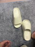 尤萨椰子拖鞋男防滑踩屎感莆田男士外出夏季外穿搓衣板底拖鞋女款凉拖 骨白【高版本】 43 实拍图