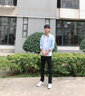 雅鹿休闲裤男夏季薄款直筒宽松长裤男士冰丝休闲裤子男装上班工作男裤 6602黑色 36 实拍图