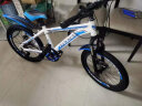 凤凰（Phoenix）儿童自行车山地车男女学生脚踏车6-15岁童车 霸道 白蓝色 20寸 实拍图