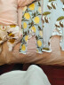 Milkbarn婴儿衣服 6-24月新生儿连体衣男女宝宝春秋短袖长裤哈衣爬服 有机棉-柠檬 73cm 晒单实拍图