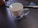 美斯尼 玻璃茶杯茶水分离水杯陶瓷过滤内胆办公室茶杯茶具高硼硅泡茶杯 竹格（380毫升） 实拍图