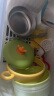 新安代儿童餐具辅食碗婴儿宝宝注水保温碗 可拆卸316L多功能研磨碗 云绿 实拍图