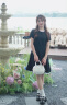 LIME FLARE莱茵福莱尔赫本风法式设计感2024春季收腰双色别致珍珠新款连衣裙 黑色 M 晒单实拍图