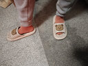 安尚芬不臭脚静音无致癌物踩屎感拖鞋男士居家室内外穿浴室防滑凉拖鞋女 卡其【卡通熊】 40-41 (255mm) 适合39-40 实拍图
