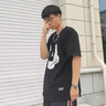 暴龙（BOLON）眼镜框同款复古圆框近视眼镜男女王鹤棣明星同款新潮眼镜框 BJ6105B15银色/亮黑 实拍图