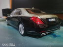 NOREV 1:18诺威尔2021款 奔驰s680迈巴赫 合金汽车模型 车模 豪华轿车 红宝石黑/银 辐条轮毂 实拍图
