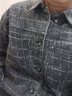 后探牛仔外套男宽松秋冬款工装夹克男士休闲上衣男时尚牛仔衣开衫褂子 6908灰色加绒 L （130-145斤） 实拍图