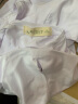 艾路丝婷夏装短袖T恤女上衣韩版修身圆领纯色棉体恤TX3361 白色 170/92A/XL 实拍图