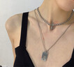 BROSWAY欧美字母军牌项链钛钢个性潮时尚小众轻奢饰品生日送男友礼物 实拍图