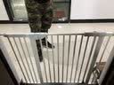 润逸达免打孔挡拦防宠物猫咪狗狗门栏围栏隔断隔离栅栏护栏杆家用室内 高度80厘米（自动门） 适用门宽90-97厘米 实拍图