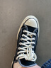 匡威（Converse）1970s三星标男鞋女鞋经典低帮情侣帆布鞋运动休闲板鞋学生鞋 162058C 经典低帮黑 42.5 /9 实拍图