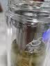 亚泰双层玻璃杯隔热耐热加厚男士水杯带过滤网商务办公杯家用茶杯定制 黑色 440ml 实拍图