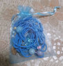 言象头绳女韩版中小学生发饰网红发圈百搭可爱发绳儿童橡皮筋小孩 甜美纱袋装蓝系2套16根 实拍图