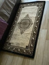 致尚美学地毯卧室床边毯欧美式客厅中古风地毯玄关飘窗垫书房过道家用地毯 耀世黑金色 80*150cm-定制高档锦纶20天发货 实拍图