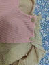 南极人儿童罩衣防水围裙秋冬季男女孩宝宝吃饭罩衣防脏灯芯绒婴儿反穿衣 杏色小兔子 90（建议0-2岁） 实拍图