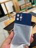 rurihai 适用苹果手机壳前后全包套装iPhone超薄全包双面保护镜头 苹果12 Pro Max【深蓝色】壳膜一体全包壳 实拍图