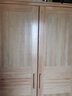 顾虎中式全实木大衣柜三门平开纯松木儿童衣橱带抽屉卧室家具厂家直销 环保水性漆 160宽55深195高 实拍图