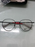 耐克（NIKE）【光学镜】近视眼镜男钛金属超轻文艺圆框细框架眼睛框女可配度数 6079AF-007 实拍图