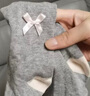 戴维贝拉儿童打底袜袜子婴幼儿连裤袜女童打底秋装女孩连脚袜春秋幼儿裤袜 浅灰DB200-N 1双 100cm 建议身高90-100cm 实拍图