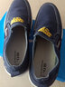 回力男鞋一脚蹬驾车鞋纯色透气防滑懒人鞋软底套脚鞋低帮帆布鞋 WLY3228蓝色 44 实拍图