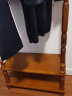 卡拉圣帝落地式多功能实木衣帽架挂衣架卧室置物架 柚木色（宽60厘米） 晒单实拍图
