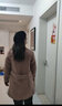 薇乐依毛呢女零羊绒双面大衣羊毛大衣中长款2023新款双面绒外套 藕粉色 L 实拍图