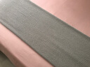 诺雪丝曼 日式简约华夫格毯子纯棉空调毛巾被单人夏季办公室薄毯午休盖毯 全棉华夫格-灰 180X220cm 实拍图