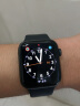Apple Watch SE 智能手表 GPS+蜂窝款 44毫米深空灰色铝金属表壳 黑色运动型表带MYF02CH/A 实拍图