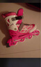 米高 轮滑鞋儿童溜冰鞋女童全套初学旱冰鞋男童专业滑冰滑轮生日礼物 中配置：粉鞋+K8头盔KP1护具+包+礼品 L 35-38内长23-25厘米/8岁以上 实拍图