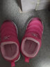 巴布豆（BOBDOG）毛毛虫童鞋秋冬季男童软底休闲鞋儿童运动鞋女 暗粉/洋红（二棉） 26 适合脚长15.8cm 实拍图