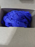 鸿锐（Hongray） |鸿锐一次性多用途手套丁腈橡胶PVC洗碗防水家用贴合加厚耐用 钴蓝色/100只1盒 M中号 实拍图