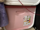 爱丽思（IRIS） 斜口翻盖收纳箱玩具衣物整理箱可叠加收纳盒前开式儿童储物箱丝 彩色M号*三个装 套装组合 实拍图