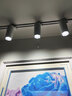凯都灯饰轨道灯LED射灯服装店大瓦数展厅高亮商用店铺背景墙二线轨道射灯 白壳 30W 白光-三只装+1米轨道 实拍图