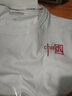 朵迪雅尚纯棉短袖t恤女2022夏季女装新款韩版宽松印花T恤衫休闲百搭打底衫 白色-红中国【胸标】 XL XXL【建议145-160斤】 实拍图