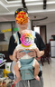 COOKSS婴儿背带腰凳前抱式多功能纯棉四季通用款抱娃神器新生儿横抱宝宝坐凳 清新绿 实拍图
