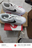 耐克（NIKE）Court Legacy Lift女鞋厚底小白鞋松糕鞋户外运动鞋耐磨潮流板鞋 DM7590-100 37.5 实拍图