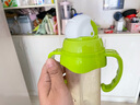 IBOOLBEAR  适用贝亲奶瓶配件2代3代奶瓶变重力球吸管杯学饮杯配件重力球 水杯转换头-绿色 实拍图