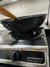 Debo 德铂炒锅不粘锅麦饭石色涂层锅铁锅 32CM加厚复底（玻璃盖） 32cm 实拍图