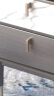 一木实木床头柜 白蜡木 轻奢北欧风格 实木斗柜 现代简约储物柜 床头柜1#  高级灰色 双抽 实拍图