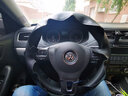 淄客 大众真皮手缝方向盘套迈腾帕萨特朗逸速腾探歌途岳昂观宝来ID346 头层牛皮 小牛皮（黑皮黑线无孔） 实拍图