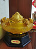 礼之源 招财聚宝盆金蟾工艺品摆件 店铺开业礼品 办公室家居客厅装饰品 大号金蟾聚宝盆 长34宽34高24CM 实拍图