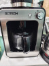 高泰（GOTECH）全自动咖啡机美式豆粉两用研磨一体萃取现磨现煮防滴漏泡茶家用办公室迷你小型CM6686 6686A黑 实拍图