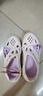 匹克态极洞洞鞋男鞋户外夏季拖鞋透气防水休闲沙滩鞋情侣凉鞋女鞋 【女款】米白/浅紫（偏大一码） 38 实拍图