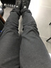 罗蒙（ROMON）休闲裤男士修身直筒长裤弹力韩版商务休闲百塔裤子男灰色28 实拍图