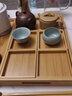 美斯尼 茶盘实木竹制茶台干泡茶台竹木托盘多功能简约果餐盘干果盘 古意茶盘 实拍图