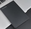 东芝（TOSHIBA）1TB 移动硬盘机械 Slim系列 USB3.2 Gen 1 2.5英寸 黑色 兼容Mac 金属超薄 密码保护 轻松备份 实拍图