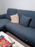 钟爱一生沙发套罩全包全套懒人沙发盖布四季通用贵妃位全包加厚弹力坐垫子 玉米绒 深灰色 L码(沙发长度190-230cm适用)三人 实拍图